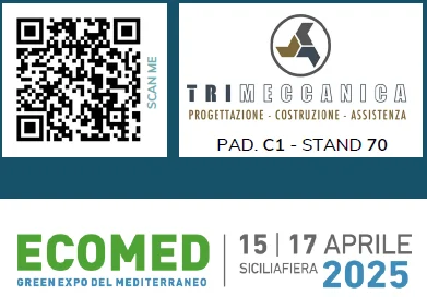 Trimeccanica alla Ecomed 2025 a Catania dal 15 al 17 aprile 25