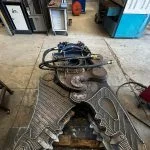 Intervento di Riporto antiusura su Demolitore Calcestruzzo da riciclare